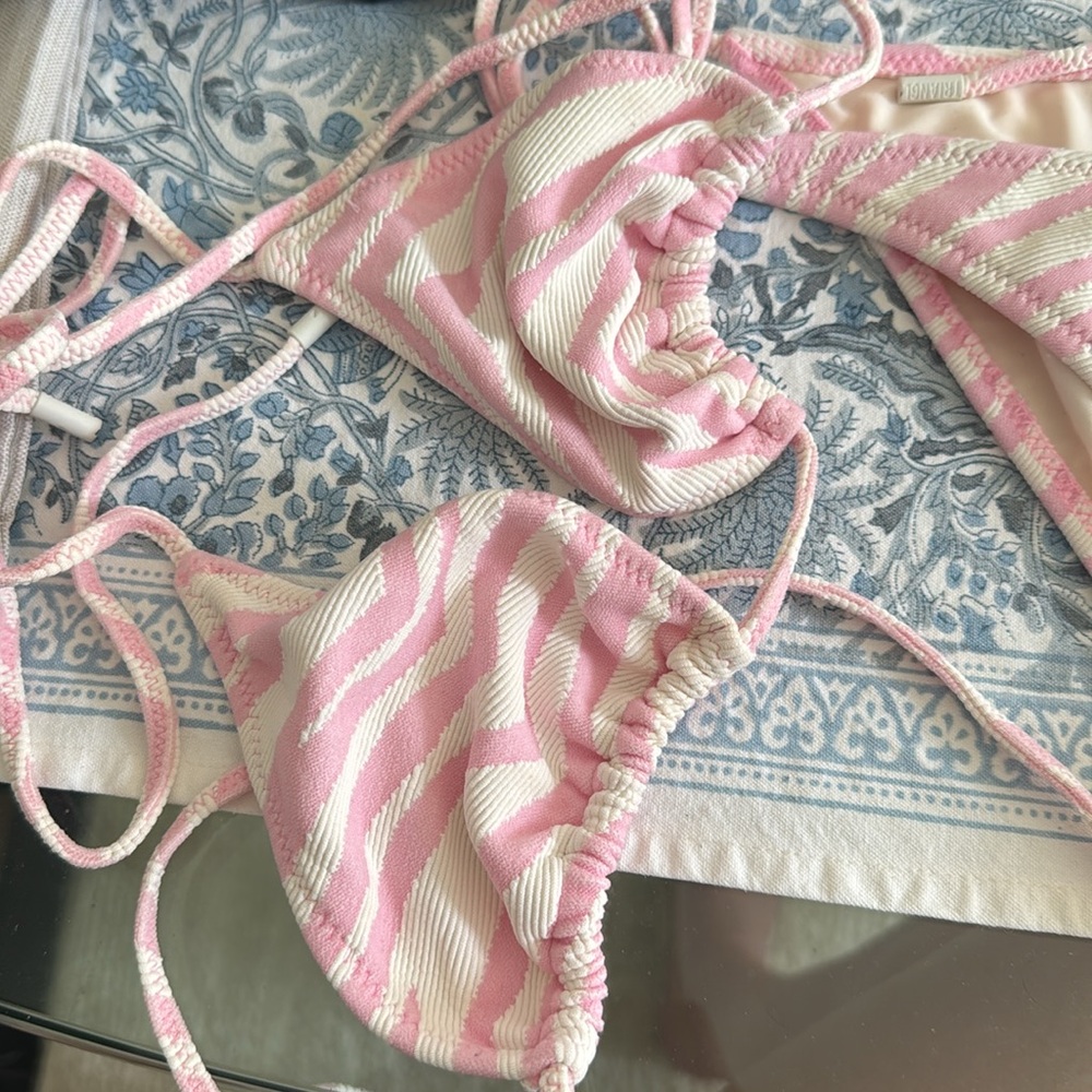 Triangl Zebra Punch Vinca Bikini TOP and BOTTOM - Picture 3 of 6